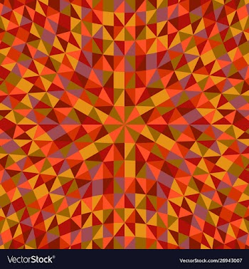 Hypnotic geometrical dynamic radial pattern vector image
