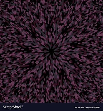 Hypnotic geometrical round tile mosaic pattern vector image
