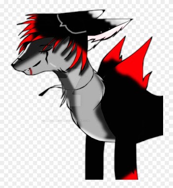 I'm Sorry Emo Wolf By Amberpretty17 - Illustration