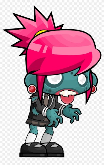 I Am A Woman In Tech - Cute Zombie Girl Cartoon