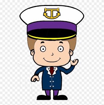 I Am Captain Of The Pageboy's In The Peabrain Kingdom - Girl Captain Cartoon