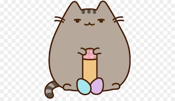 I Am Pusheen the Cat Gund Pusheen Cat Puffy Stickers - Cat 