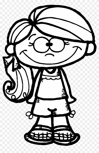 I Am So Excited, I Just Emailed The Printing Shop A - Girl Black White Clipart