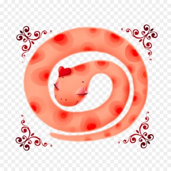 I Ching Chinese zodiac Snake Fortune-telling Earthly Branches - Meng Meng cartoon snake 