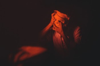I cry a tear of hate but it is lost in helplessness.
The darkness eats away at the very embers of my soul
For the deepest love I have has dissolved before my eyes.
My sorrow is bleak, I beg for deliverance.

All emotion is consumed by an inner silence.
All grief is unassuaged by disconsolate tears.
I want for nothing, I live for nothing.
I am waiting to die, but I am afraid dying.

Lord, in your mercy, hear my prayer.

Crestfallen emotion.
Wallowing in guilt trying
and drowning forevermore
Falling deeper into fear.
My inner self is now
a sleeper of stone.‌

~ Anathema‌
‌‌