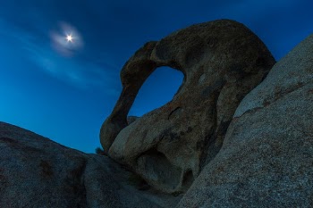 I didn't intend to make the star effect on this photo but when I saw it, I looked up at a sliver of a crescent moon veiled by thin clouds. I decided I like the star effect better.       To learn how to take pictures like this, read my educational blogs at www.sharetimsphotos.com.