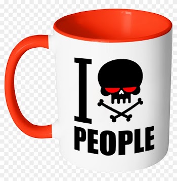 I Hate People Accent Mug - People