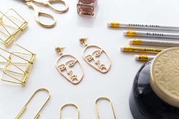 I have a habit of stopping strangers in the street and giving them compliments (hey RAOK make the world a happier place) and I spotted a lady wearing these incredible earrings last year. I told her how fantastic she looked and that I loved her earrings and they matched her very quirky, beautiful sense of style. She was so taken back that she took them out of her ears and insisted that I keep them. Out of all the earrings in my vast collections, these are my fave because they brought joy into the lives of two women that day. 