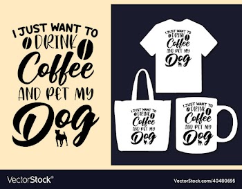 i just want to drink coffee typography dog t shirt