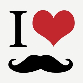 I love mustache clipart, collage | Free PSD - rawpixel