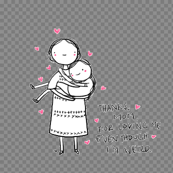 I Love You Mother Download Transparent PNG Image