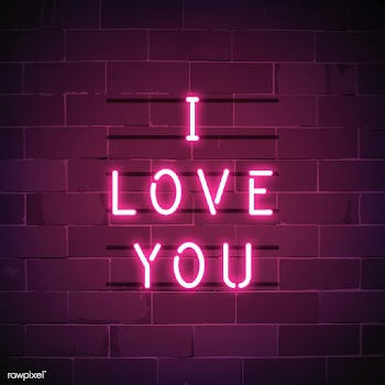 I love you neon sign vector | Free stock vector - 537685