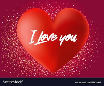 i love you template cards banners or poster