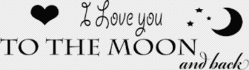 I Love You To The Moon And Back PNG Transparent Image