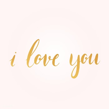 I love you typography style vector | Free stock vector - 517582