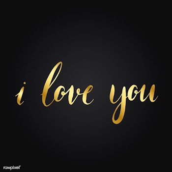 I love you typography style vector | Free stock vector - 517594