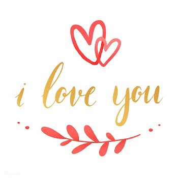 I love you typography vector | Free stock vector - 511843