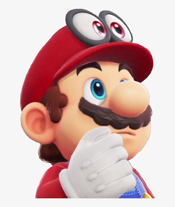 I Made A Transparent Image Of Mario Thinking For Your - Super ...