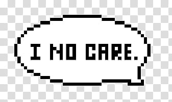 I no care. speech balloon transparent background PNG clipart
