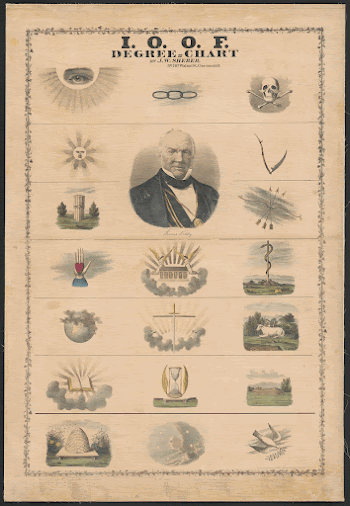 I.O.O.F. degree chart | Free Photo - rawpixel