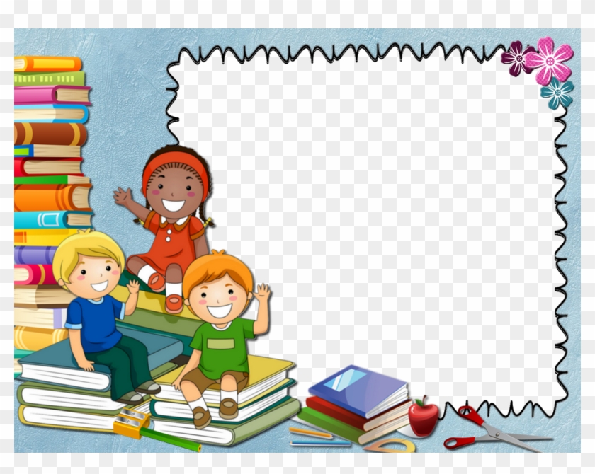 I School, Back To School, Borders And Frames, Borders - Clip Art Children Learning