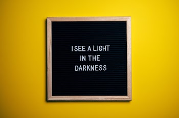 I See Light in the Darkness Text