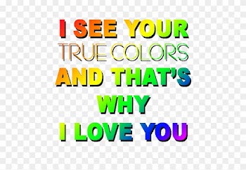 I See Your True Colors - True Colors Cyndi Lauper