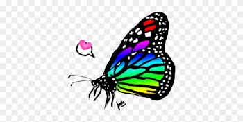 I Shall Carry Their Pollen And Spread Them All Over - Butterfly Monarch Rainbow