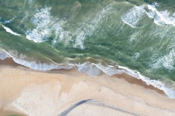 I took this photo with DJI Mavic 2 Pro at Elliots Besant Nagar beach in Chennai, TamilNadu India.