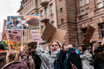 I took this Picture on the Friday For Future Demonstration in Wiesbaden, Germany.