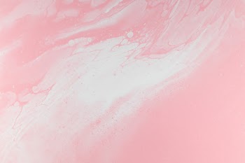 I used tempera paint this time (white, pink, mixed white and pink) with some silicone oil.