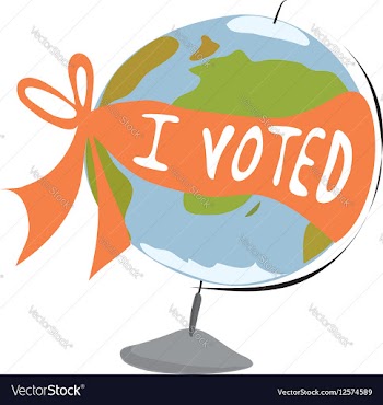 I voted vector image