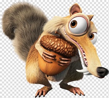 Ice Age animal with nut, Scratte Sid Ice Age , ice age transparent background PNG clipart