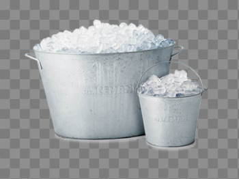 Ice Bucket PNG Image with Transparent Background