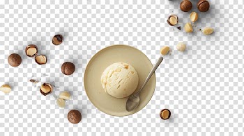Ice cream Banner Häagen-Dazs Food Sales promotion, macadamia nuts transparent background PNG clipart