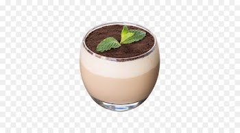 Ice cream Bubble tea Glass - Potted milk tea in an egg shaped glass 