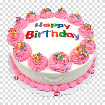 Ice cream cake Birthday cake Dairy Queen, First birthday transparent background PNG clipart