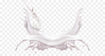 Ice cream Cappuccino Milk Splash - Irregular water droplets 