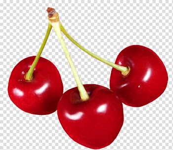 Ice cream Cherry Dessert Fruit, cherries transparent background PNG clipart