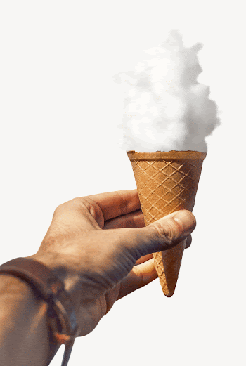 Ice-cream cloud collage element psd | Free PSD - rawpixel