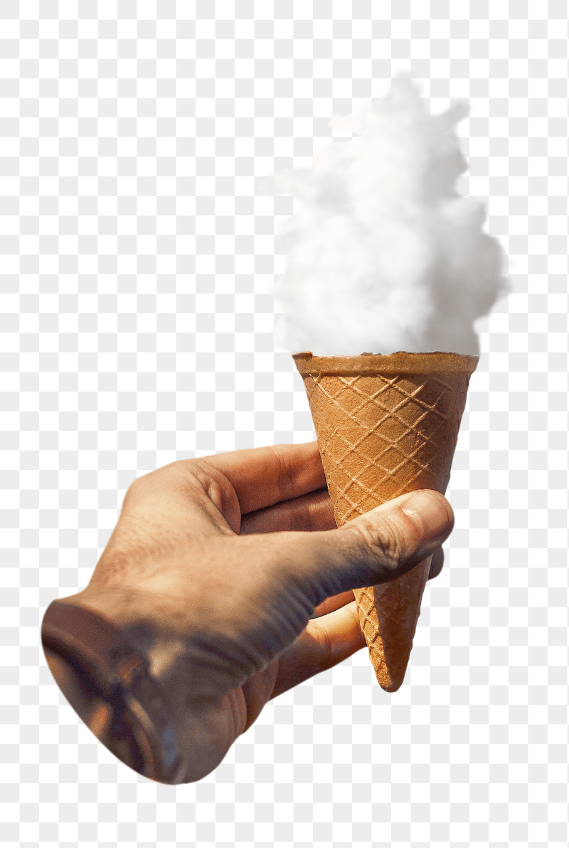 Ice-cream cloud png sticker, transparent | Free PNG - rawpixel