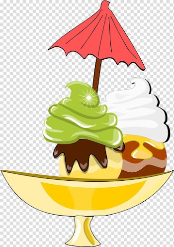 Ice cream Coffee Sundae Food, Colorful ice cream gourmet transparent background PNG clipart