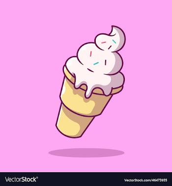 ice cream cone cartoon
