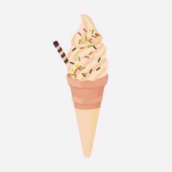 Ice-cream cone clipart, dessert illustration | Free Vector - rawpixel
