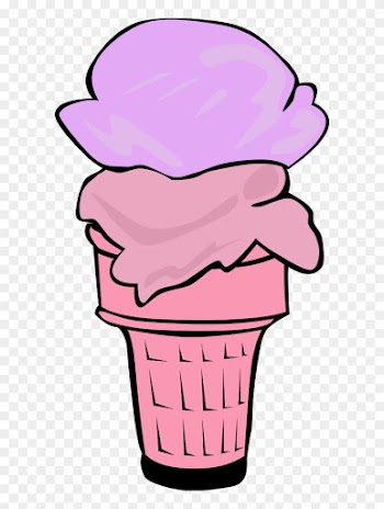 Ice Cream Cone For Fast Food Menu - Ice Cream Cone Clip Art