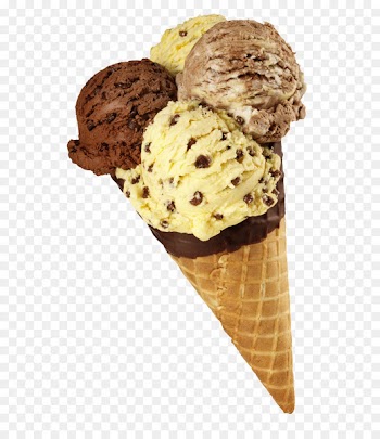 Ice cream cone Gelato Chocolate ice cream - Four-color ice cream 