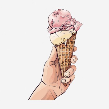 Ice cream cone hand drawn | Free Photo - rawpixel