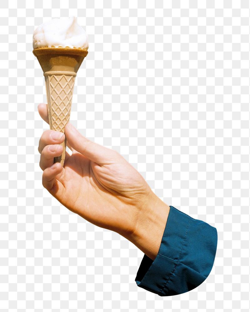 Ice-cream cone png sticker, transparent | Free PNG - rawpixel
