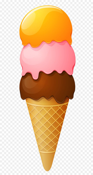 Ice cream cone Sundae Clip art - Transparent Ice Cream Cone PNG Clipart Picture 