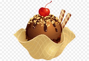 Ice cream cone Waffle Chocolate ice cream - Transparent Chocolate Ice Cream Waffle Basket PNG Picture 